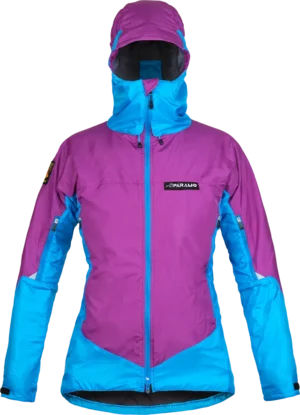 Womens Velez Jacket Foxglove Neon Front