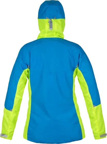 Womens Velez Jacket Neon Blue High Vis Yellowomens Womens Waterproof Back