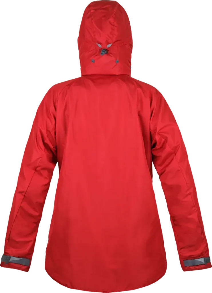 Womens Velezadvsmock Fire Waterproof Hiking Jacket Back