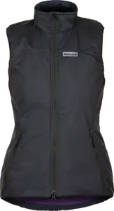 Womens Insulating Climbing Gilet Paramo Torres Medio Black Elderberry Front 1080