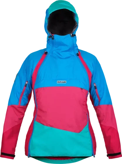 Womens Winter Mountaineering Jacket Páramo Velez Evolution Smock Carmine Front