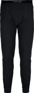 Mens Base Layer Long Johns Black Front