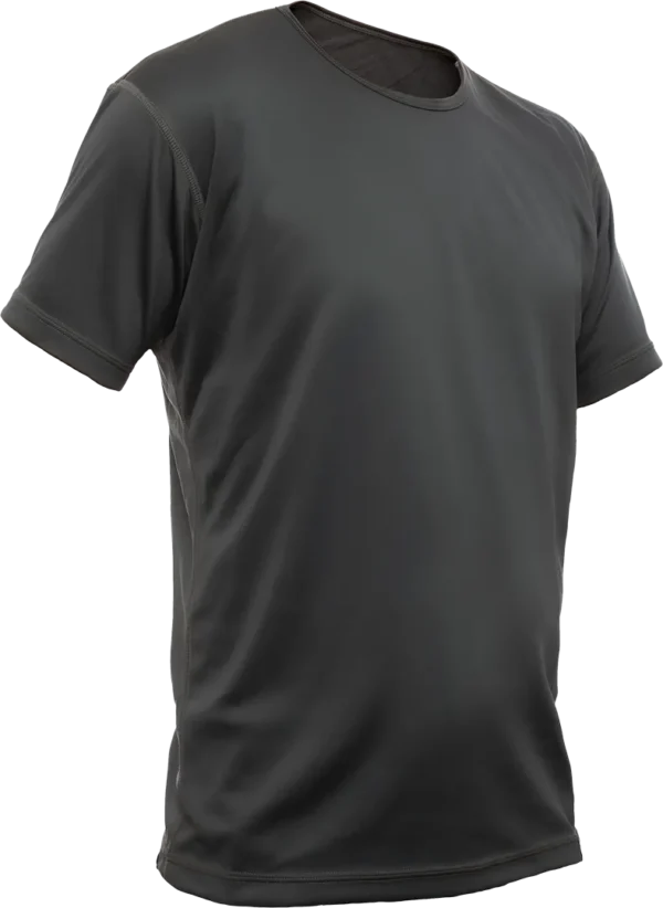 Mens Cambia Ls Zip Neck Dark Grey Angled 1080px