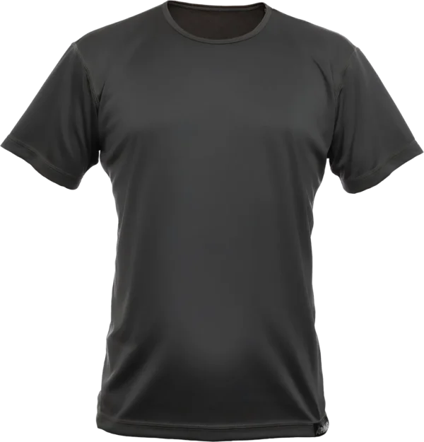 Mens Cambia Ls Zip Neck Dark Grey Front 1080px