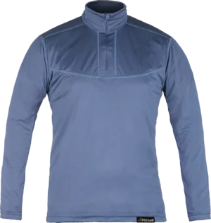 Mens Cambia Ls Zip Neck Indigo Front 1080px