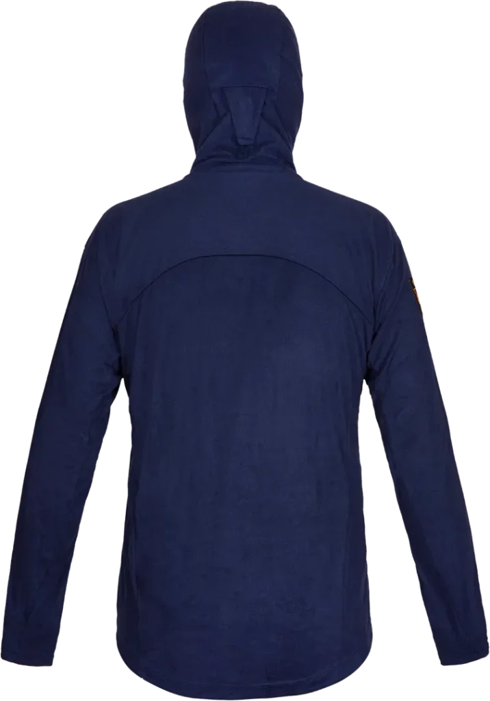 Mens Climbing Fleece Enduro Midnight Back
