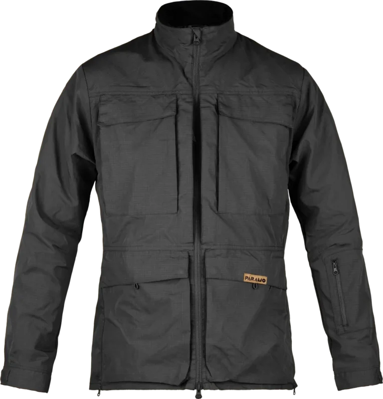 Mens Lightweight Jacket Paramo Halkon Traveller In Dark Grey Front