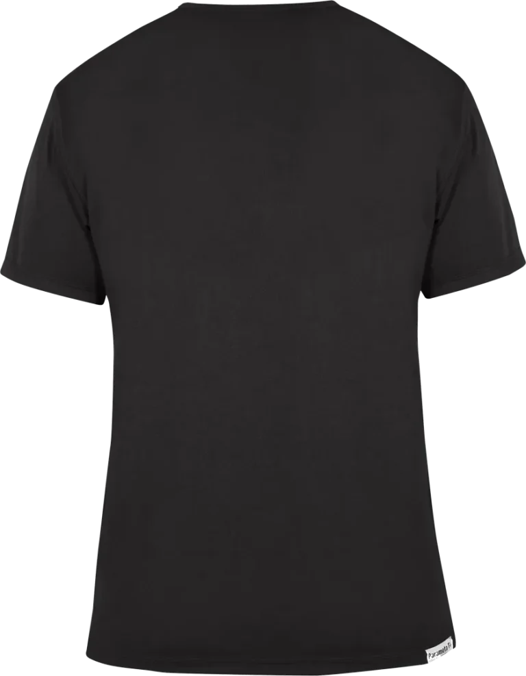 Mens Short Sleeved Base Layer Cambia Black Back