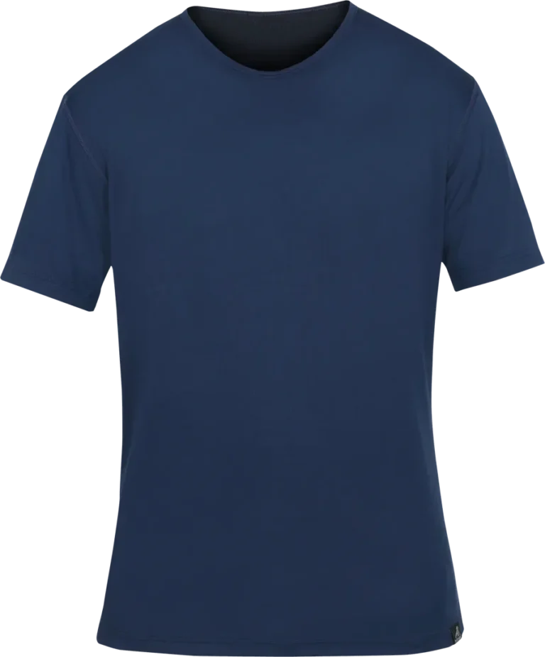 Mens Short Sleeved Base Layer Cambia Midnight Front