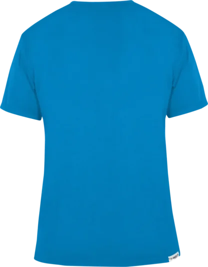 Mens Short Sleeved Base Layer Cambia In Reef Blue Back
