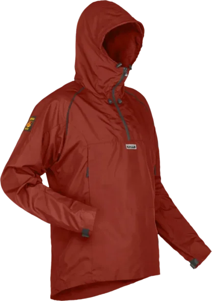Paramo Fuera Windproof Smock Classic Outback Red Angled