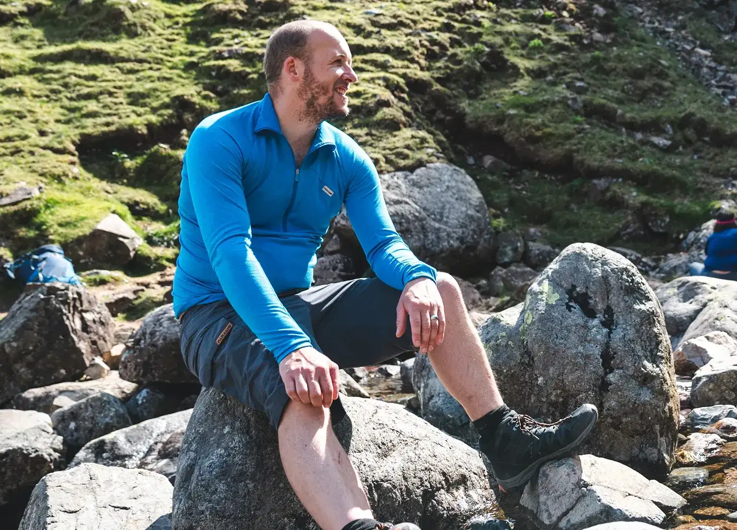 Men's Cambia Long-sleeved Zip Neck