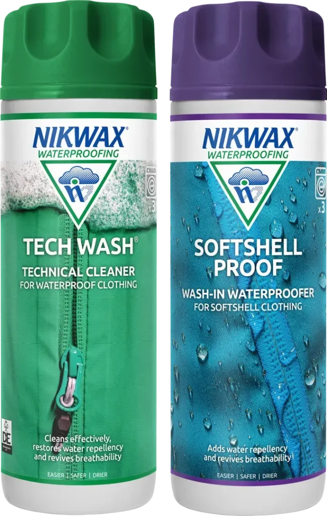Nikwax Tech Wash and Softshell Proof Twin Pack