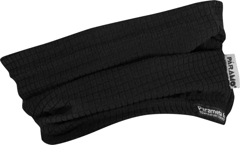 Winter Fleece Buff Grid Neck Warmer Black