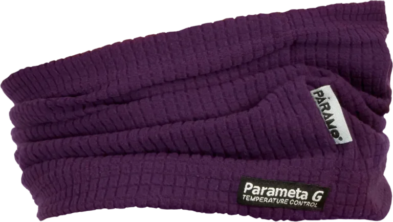 Winter Fleece Buff Grid Neck Warmer Elderberry
