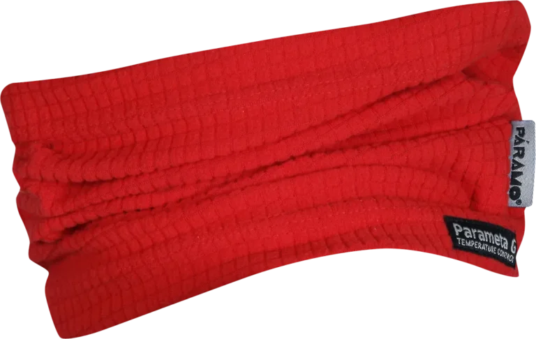 Winter Fleece Buff Grid Neck Warmer Flame