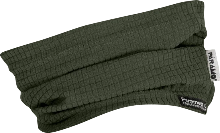 Winter Fleece Buff Grid Neck Warmer Moss