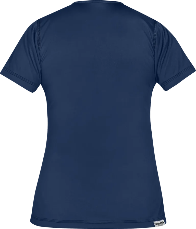 Womens Cambia Short Sleeve T Shirt Carmine Womens Running Baselayer Back