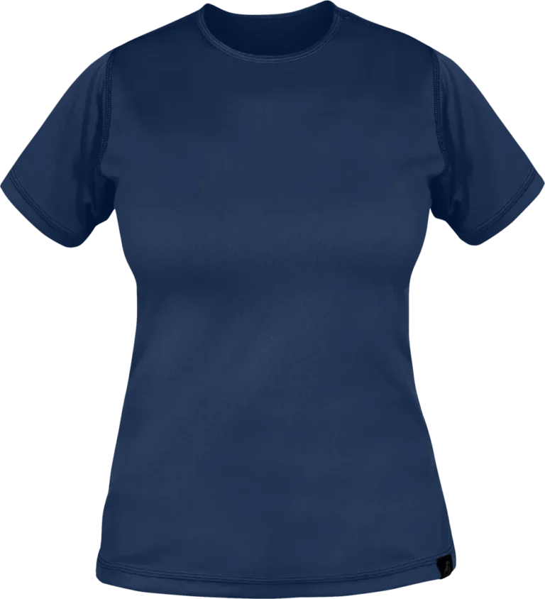 Womens Cambia Short Sleeve T Shirt Carmine Womens Running Baselayer Front