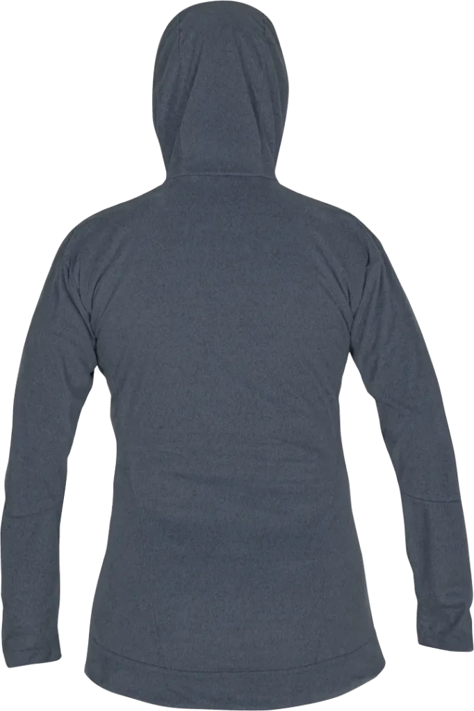 Womens Ventura Fleece Indigo Womens Windproof Fleece Back