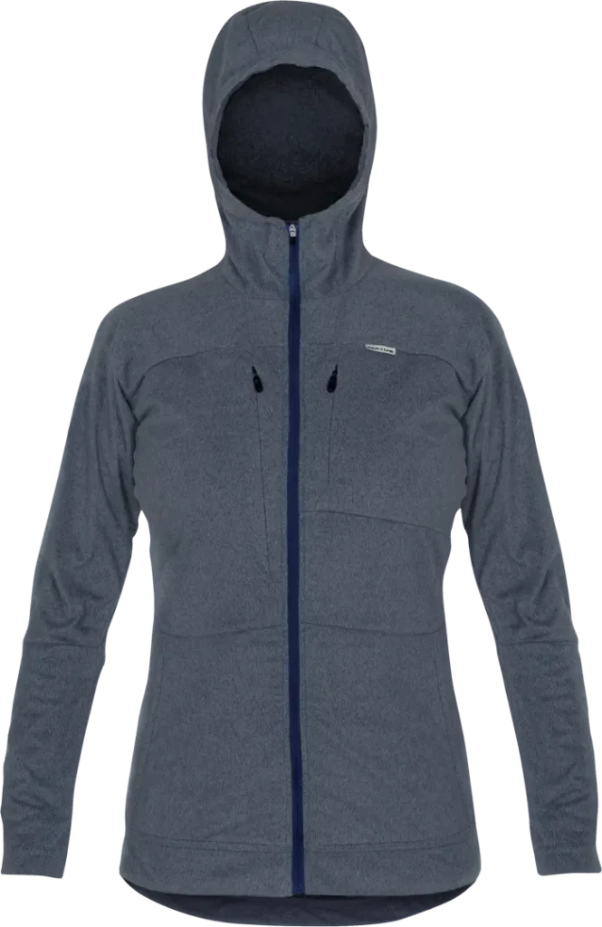 Womens Ventura Fleece Indigo Womens Windproof Fleece Front