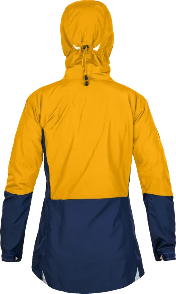 Womens Ventura Windproof Jacket Midnight Gold Womens Windproof Jacket Back