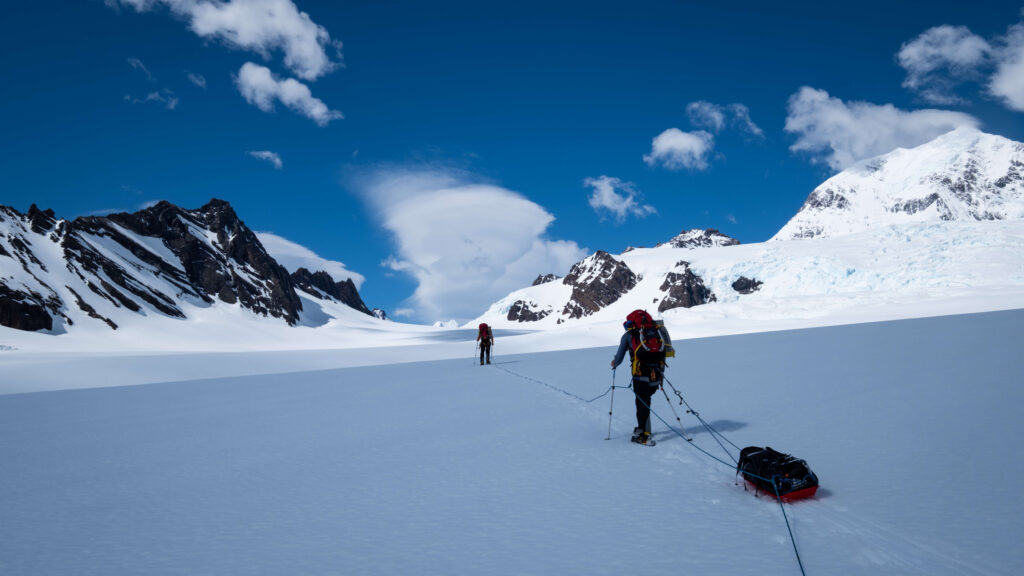 Nordskjold Glacier snow hiking in Paramo Enduro Jacket by Matt Williams