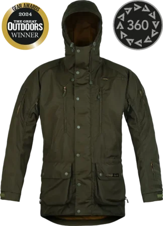 Mens Halkon 360 Jacket Moss Front 1080 Tgo Winner V1