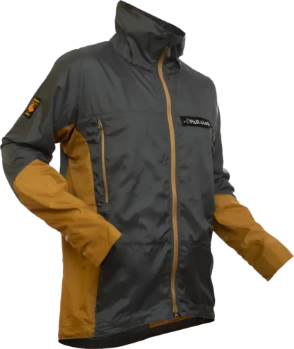Mens Velez Windproof Dark Grey Cumin Angled 1080px