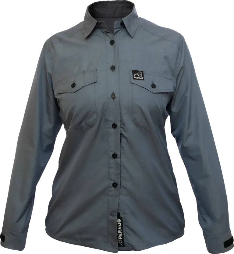 Womens Katmai Ls Shirt Indigo Blue Front 1080px