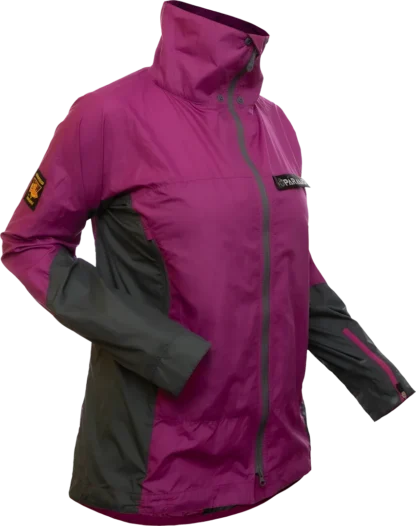 Womens Velez Windproof Foxglove Rock Grey Angled 1080px