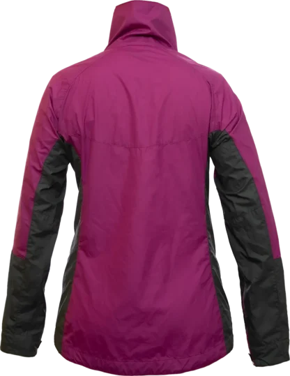 Womens Velez Windproof Foxglove Rock Grey Back 1080px