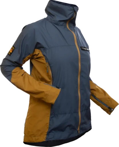 Womens Velez Windproof Indigo Cumin Angled 1080px