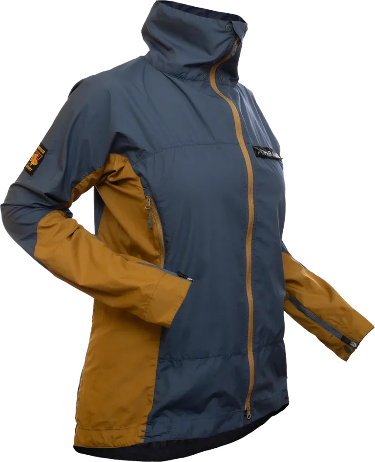 Womens Velez Windproof Indigo Cumin Angled 1080px