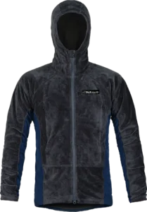 Mens Enduro Plus Fleece Dark Grey Cobalt Front 1080px