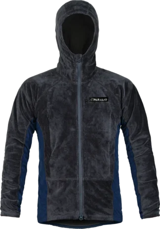 Mens Enduro Plus Fleece Dark Grey Cobalt Front 1080px