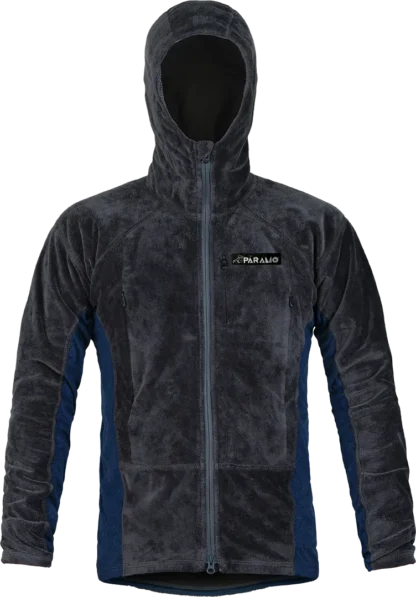 Mens Enduro Plus Fleece Dark Grey Cobalt Front 1080px