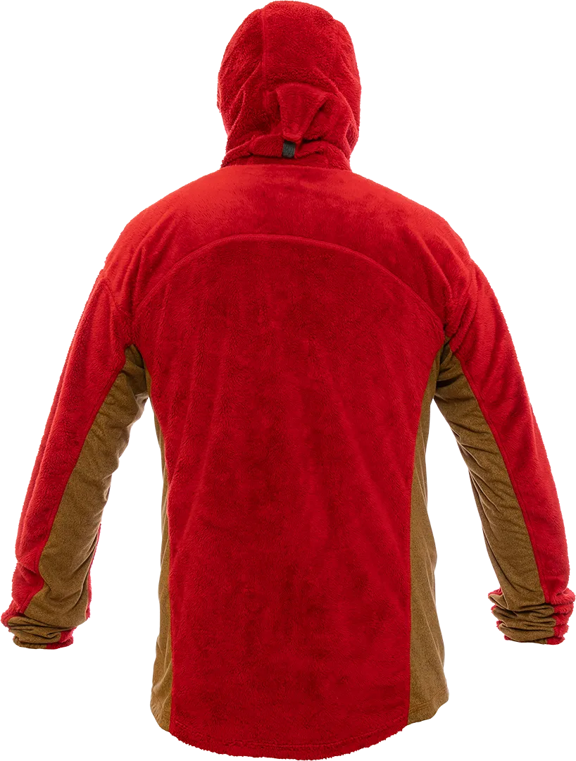 Mens Enduro Plus Fleece Fire Cumin Back