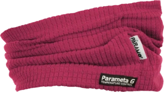 Unisex Grid Neck Warmer Carmine 1080