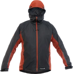 Mens Caminata Jacket Dark Grey Outback Red