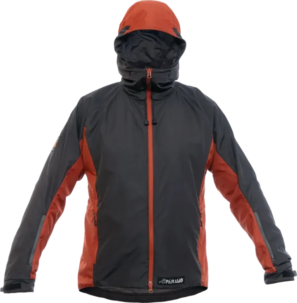 Mens Caminata Jacket Dark Grey Outback Red