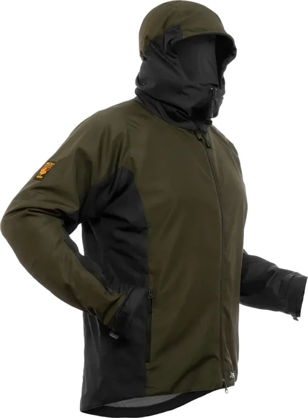 Mens Caminata Jacket Moss Black Angled