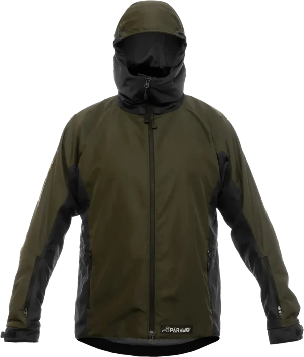 Mens Caminata Jacket Moss Black Front