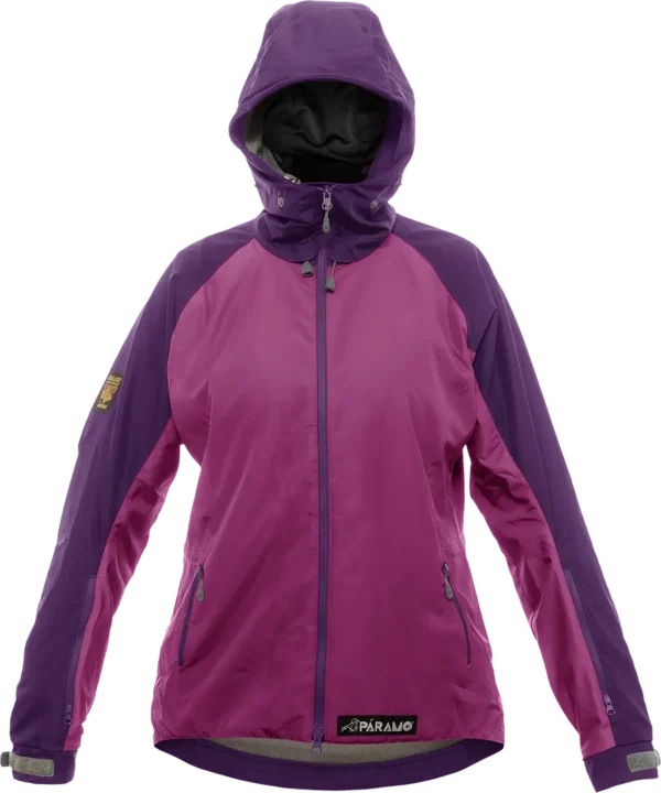 Womens Caminata Jacket Foxglove Elderberry Front