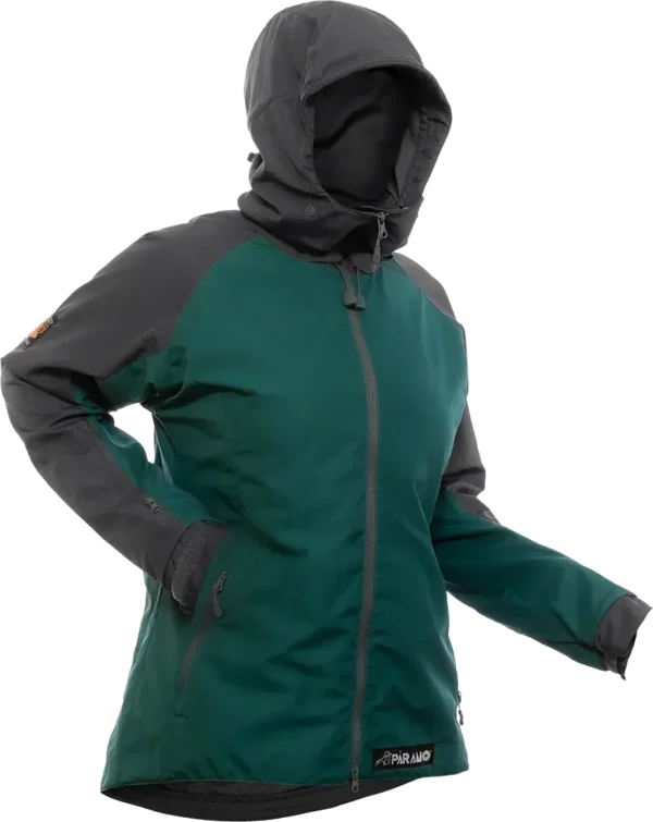 Womens Caminata Jacket Spruce Rock Grey Angled