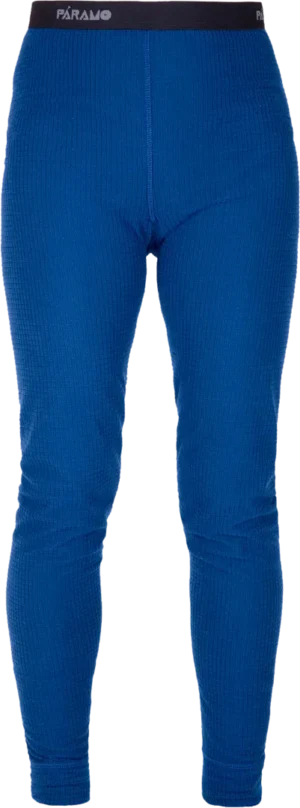 Womens Grid Long Janes Cobalt Womens Baselayer Front