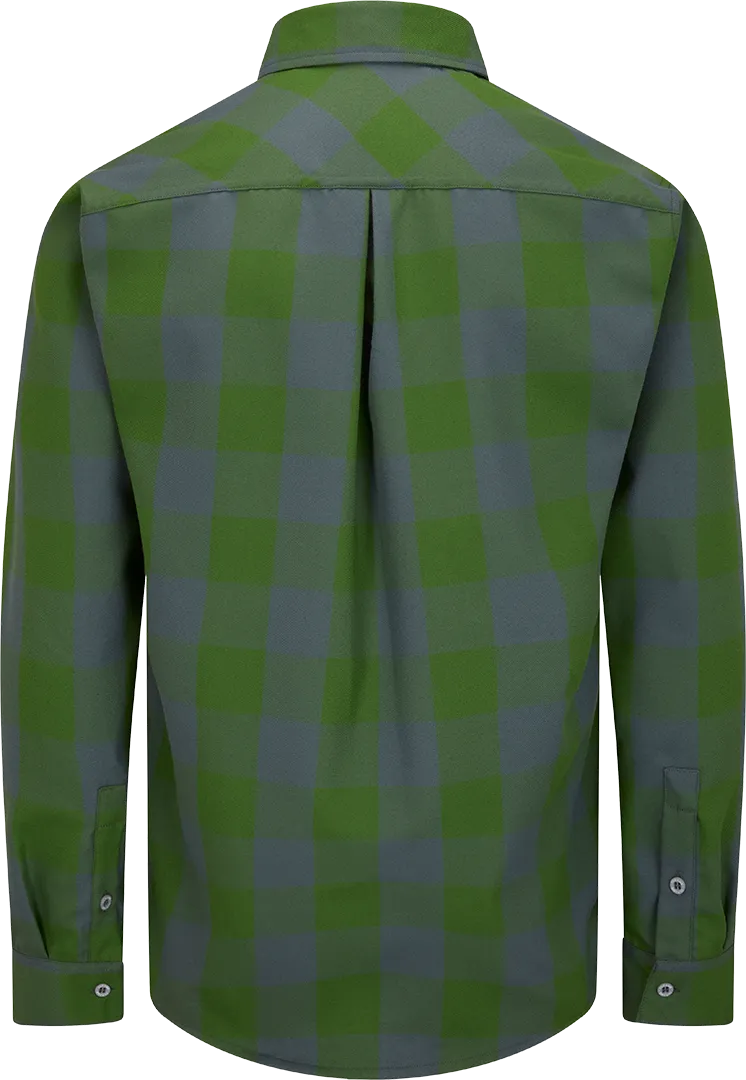 M Katla Shirt Fir Buffalo Back