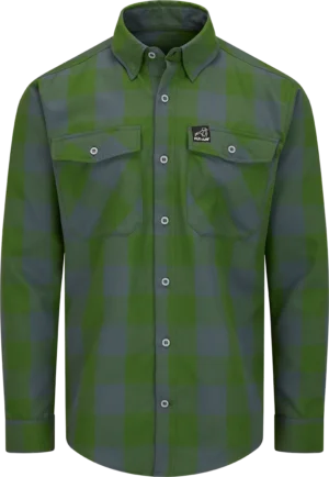 M Katla Shirt Fir Buffalo Front