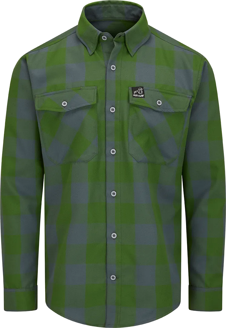 M Katla Shirt Fir Buffalo Front