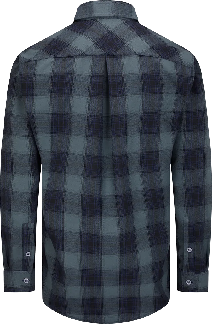 M Katla Shirt Rock Plaid Back